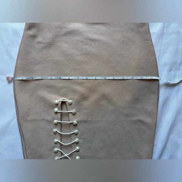 Boutique Blush Pink Ribbed Pearl Co Ord Set Large - Picture 14 of 15